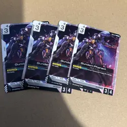 GUNDAM TCG CARD GAME GUNDAM PHARACT GD01-071 R Play set - 4 cards - Image 1