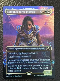Mtg DFT Aetherdrift- Samut La Force Motrice Driving FOIL - NM-Borderless FR - Image 1