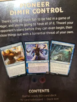 MTG Magic Dimir Control Pioneer Challenger Deck 2022 New Factory Sealed - Image 4