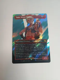 Magic The Gathering, Vaan, Street Thief, ENG, Borderless, Surge, Foil, NM - Image 1