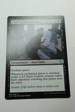 MTG Curse of Disturbance x1- -Commander 2017-Lightly Played - Image 1