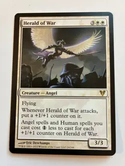 MTG Herald of War - Avacyn Restored Regular NM Angel Magic the Gathering - Image 1