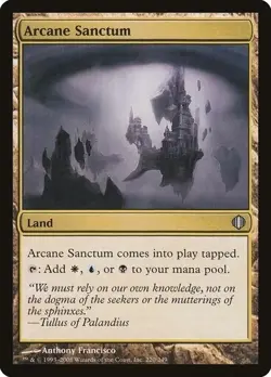 4x MTG Arcane Sanctum Shards of Alara U 220/249 (LIGHTLY PLAYED) - Image 1