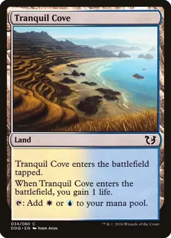 4x MTG Tranquil Cove DD Blessed vs Cursed C 34/80 (LIGHTLY PLAYED) - Image 1