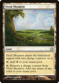 MTG Vivid Meadow Modern Masters U 229/229 (LIGHTLY PLAYED) - Image 1