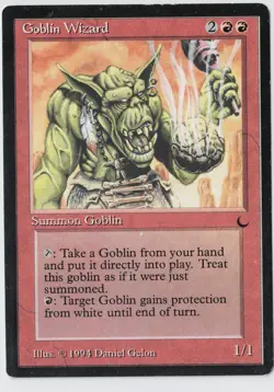 Goblin Wizard - The Dark - Magic The Gathering - MTG (B) - Image 1