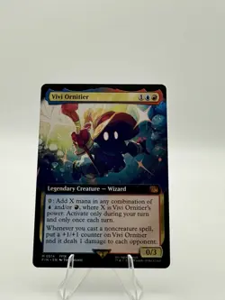 Vivi Ornitier (Extended Art) Final Fantasy Magic the Gathering - Mint/Pack Fresh - Image 1