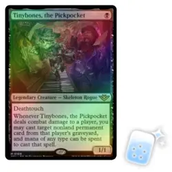 FOIL TINYBONES, THE PICKPOCKET Outlaws Of Thunder Junction OTJ Magic MTG CARD - Image 1