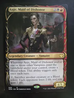 Anje, Maid of Dishonor NM SHOWCASE Innistrad: Crimson Vow MTG FREE SHIPPING - Image 1