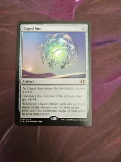 MTG - Caged Sun - Commander 2014 - NM - Image 1