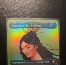 MTG Azusa, Lost but Seeking CMM 0679 FOIL Borderless Rare - Image 3