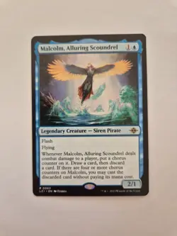 MTG ~ Malcolm, Alluring Scoundrel ~ The Lost Caverns of Ixalan ~ Near Mint Rare - Image 1