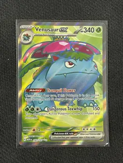 Pokemon Cards Venusaur Ex 151 S&V Ultra Rare 182/165 - Image 1