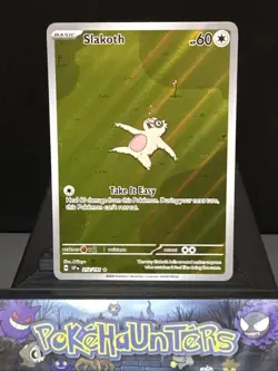 Pokemon Card Slakoth 212/191 Illustration Rare Surging Sparks Near Mint - Image 1