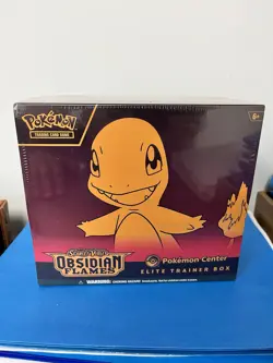 Pokemon: Scarlet & Violet 3: Obsidian Flames Elite Trainer Box - 9 Packs 820650853913 - Image 1