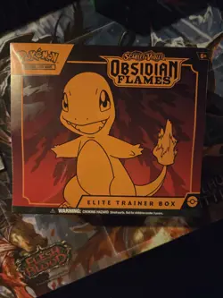 Pokemon: Scarlet & Violet 3: Obsidian Flames Elite Trainer Box - 9 Packs 820650853913 - Image 1