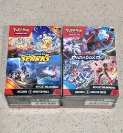 Paradox Rift And Surging Sparks Booster Bundles - Factory Sealed Pokemon TCG - Image 1