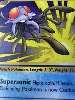 Tentacruel 1st Edition Fossil 44/62 Uncommon HD Photos Mint WOTC Vintage Pokemon - Image 2