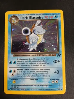 Pokemon Dark Blastoise Holo Rare 3/82 Team Rocket MP/LP - Image 1
