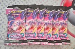 Pokemon TCG: Fusion Strike Sleeved Booster Pack X6 New & Sealed - Image 1