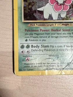Pokemon TCG Meganium Neo Genesis 10/111 Holo 1st Edition Holo Rare 2004 HP - Image 4