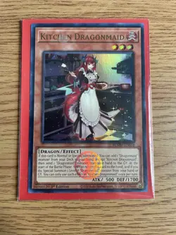 Yu-gi-oh Kitchen DragonMaid BLMM-EN058 Rare 1st Edition NM Card - Image 1