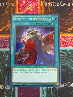 Yu-Gi-Oh! Secret Skills of the Six Samurai SPWA-EN00 Secret Rare 1st Edition NM - Image 1
