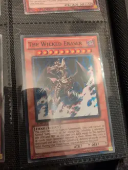 The Wicked Eraser CT07-EN011 Super Rare Near Mint Yugioh - Image 1