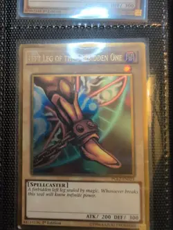 Yugioh Left Leg of the Forbidden One PGL2-EN023 Gold Rare 1st Edition - Image 1