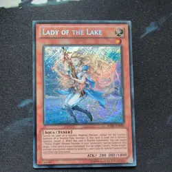 YUGIOH LADY OF THE LAKE SECRET RARE SHSP-EN084 - Image 1