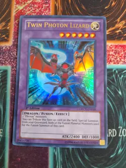 Yu-Gi-Oh! Twin Photon Lizard ORCS-EN039 Ultra Rare 1st Edition Near Mint - Image 1