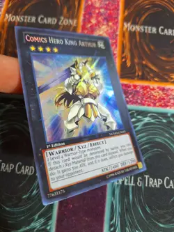 Yu-Gi-Oh! Comics Hero King Arthur NUMH-EN041 Secret Rare 1st Edition Near Mint - Image 2