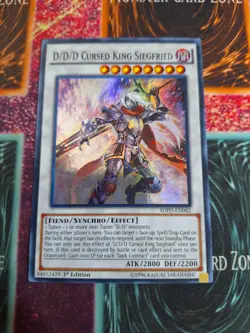 Yu-Gi-Oh! D/D/D Cursed King Siegfried SDPD-EN042 Super Rare 1st Edition NM b2/ - Image 1