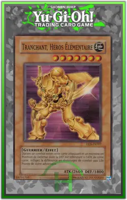Tranchant, Heros Elementaire - EEN-FR007 - Carte Yu-Gi-Oh Francaise - Image 1