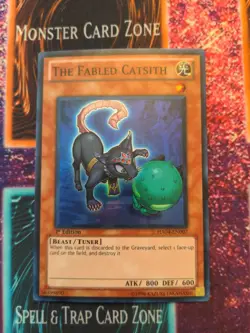 Yu-Gi-Oh! The Fabled Catsith HA04-EN007 1st Edition Super Rare NM - Image 1