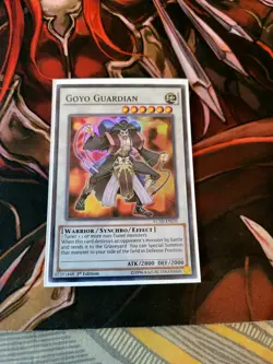 YUGIOH TCG GOYO GUARDIAN LC5D-EN231 SUPER 1ST EDITION - Image 1
