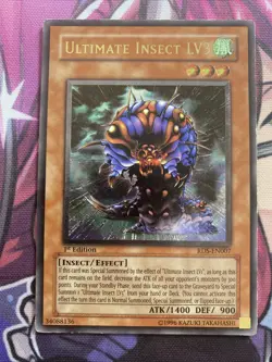 Yugioh: Ultimate Insect LV3 - RDS-EN007 - Ultimate Rare - 1st Edition LP - Image 1