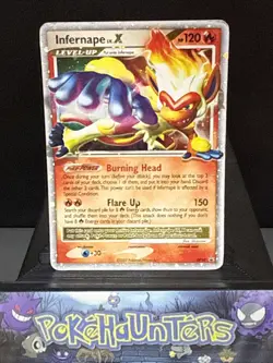 Pokemon Infernape LV.X DP10 Holo Card Diamond Pearl Black Star Promo - Image 1