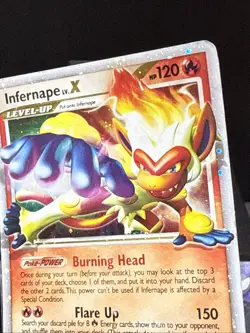 Pokemon Infernape LV.X DP10 Holo Card Diamond Pearl Black Star Promo - Image 3