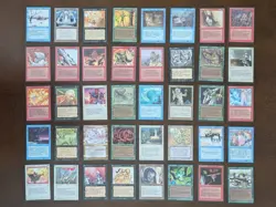 MTG The Dark 1994 Complete Set 119/119 Blood Moon City of Shadows Goblin Wizard - Image 3