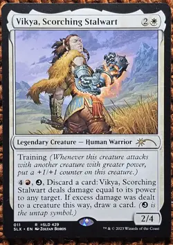 ✨Vikya, Scorching Stalwart✨ MTG | SLX | NM/M | R 011 - Image 1