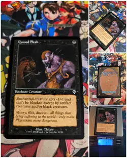 Cursed Flash 🇬🇧 Nm Mtg Invasion 2000 Magic Card Black Og Enchant - Image 1