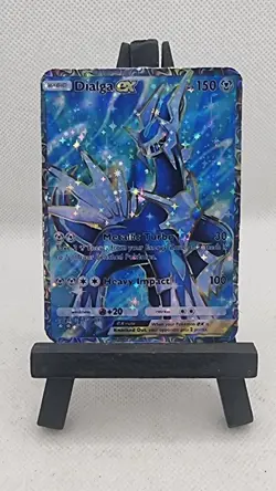 dialga ex holo Pokemon TCG Pocket space-time smackdown (fan art) crd0933 - Image 1
