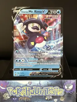 Pokemon Card Galarian Mr. Rime V 049/189 Astral Radiance Near Mint - Image 1
