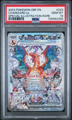 Charizard EX 223/197 PSA 10 | Pokemon TCG Obsidian Flames - Image 1