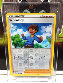 Schoolboy #238/264 Reverse Holo 2021 Pokemon Fusion Strike NM - Image 1