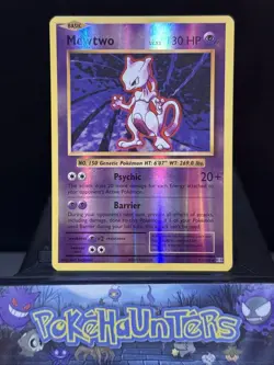 Pokemon Card Mewtwo 51/108 XY Evolutions Reverse Holo Rare Near Mint - Image 1