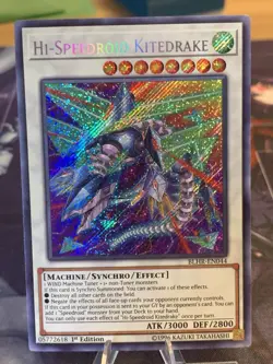 Hi-Speedroid Kitedrake -- BLHR-EN044 1st Edition Yu-Gi-Oh! YuGiOh -- LP - Image 1