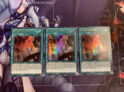 *** 3X NADIR SERVANT 3X *** (PLAYSET) ULTRA RARE MP21-EN135 1ST EDITION YUGIOH! - Image 1