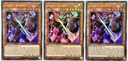 3 x KICO-EN002 Joker's Knight - Ultra 1st Edition Near Mint YuGiOh Cards - Image 1